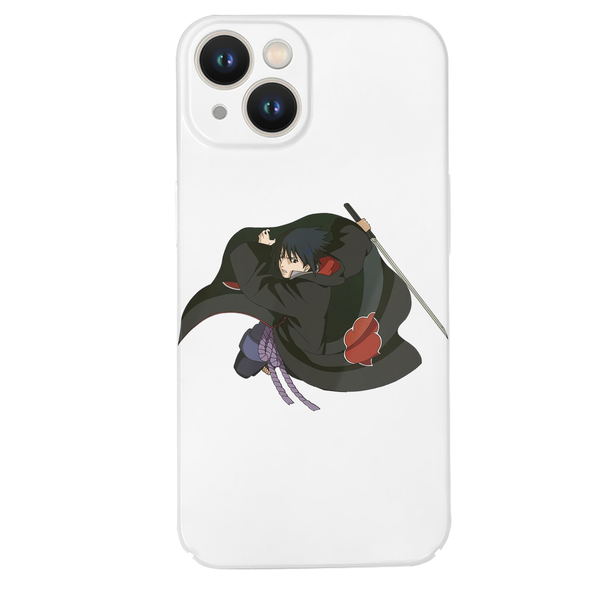 （画像用） NARUTO -ナルト- うちは サスケ Uchiha Sasuke 【iPhone 14シリーズ対応】ハードケース